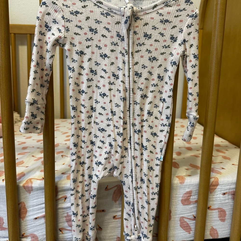 Posh Peanut Camberly Floral Print Kids One Piece